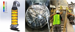 CFD Analysis: Gas Distribution Gas Conditioning Tower Cement Plant - Philippines